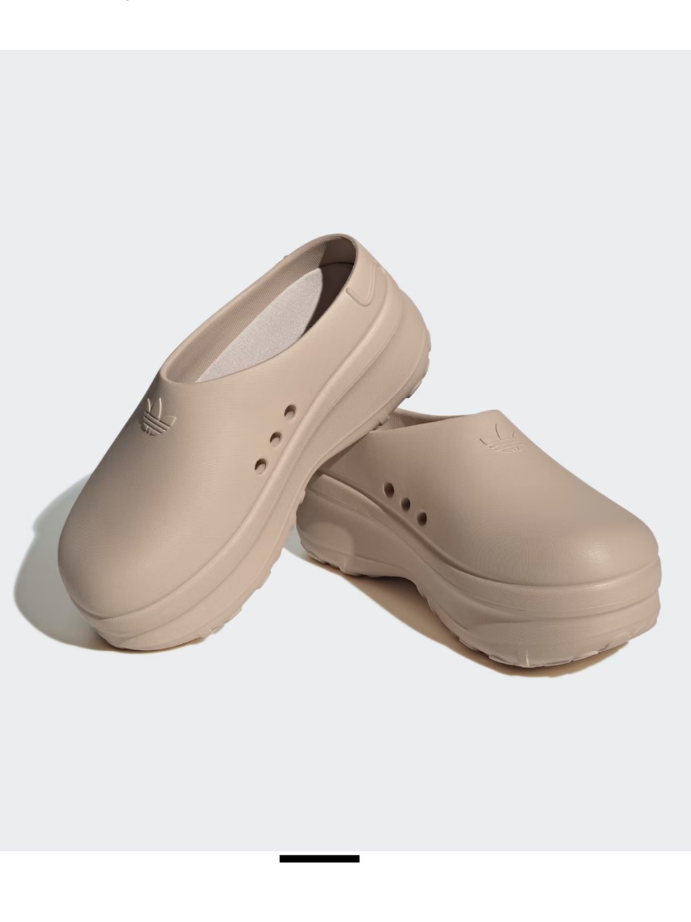 adidas NWT ADIFOM STAN SMITH MULE SHOES Beige Platform Clog Mule